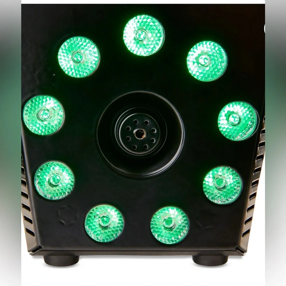 Strobing color change coffin light w/ fog effects NEW in box remote controlled